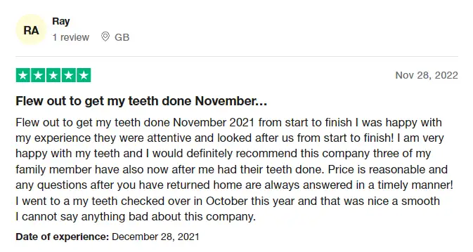 3-trustpilot-comments-for-dentalcityturkey